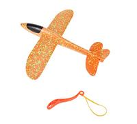 Beaupretty 3PCS Foam Hand Toss Catapult Airplane Lightweight High Polymer Material with Cartoon Design Easy Assembly Glider for Outdoor Flying Fun Random Color Random Color