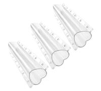 Beaupretty 3pcs Fruit Shaping Plastic Molds Special Heart Shape Design for Vegetable and Fruit Growers Easy to Store PC Material Garden Tool and Vegetable Growth