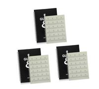 Beaupretty 3pcs Guitar Sheet Music Book for Beginners DIY Chord Book Music Notebook for Practice and Composition