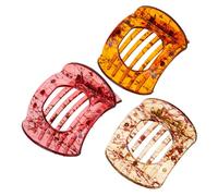Beaupretty 3pcs Hair Claw Clips Inner Teeth Arch Bridge Hairpin for Women Styling Claw Clips Decorative Hair Clamps