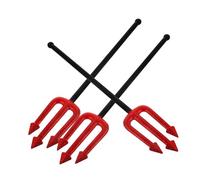 Beaupretty 3pcs Halloween Pitch Fork Devil Cosplay Prop Lightweight Trident for Parties for Teenagers and Adults Durable Decoration for Unforgettable Celebrations