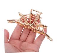 Beaupretty 3pcs Halloween Styling Tools Gothic Spider Accessories Hair Claws for Halloween Hair Claws for Spider Clips Web Clip Tools Metal