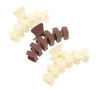 Beaupretty 3pcs Large Hair Claw Clips for Thick Hair Multipurpose Strong Hold Bath and Makeup for Women Non Slip Grip in Beige and Colors