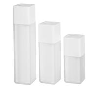 Beaupretty 3pcs Leakproof Travel Toiletry Bottles Eye Cream Lotion Essence Dispenser Shampoo Bottles Toiletry for Travel