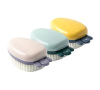 Beaupretty 3pcs Multi Purpose Clothes Shoe Cleaning Brush Soft Bristles for Easy Washing for Home Kitchen Travel Versatile Garment Brush for Delicate Care