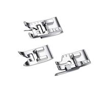 Beaupretty 3pcs Multifunctional Metal Sewing Machine Presser Feet Kit for Quilting, Patchwork and Embroidery, Universal Stitching Foot with 1/4 Inch Guide, Suitable for Home Sewing