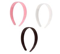 Beaupretty 3pcs Plastic Wide Tooth Hair Hoop for Women Elastic Non Slip Headband for Everyday Wear Exercise Makeup Party Hair Accessories