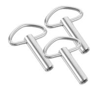 Beaupretty 3pcs Plated Metal Music Box Keys Winding Replacement for DIY Musical Mechanism Winder Compatible with Clockwork