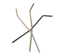 Beaupretty 3pcs Plug-in Tremolo Bar for Electric Guitar Smooth Single Arm Replacement for Various Models Easy Installation Whammy Arm for Upgrades and Repairs in Black Gold Chrome
