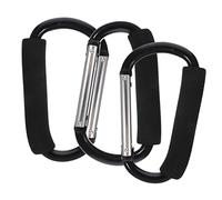 Beaupretty 3pcs Portable Aluminum Alloy Stroller Hooks Large Stroller Hanger Easy to Install Baby Buggy Accessory Suitable for Shopping Cart and Bike