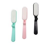 Beaupretty 3pcs Portable Hair Comb Soft Tooth Barber Comb Smoothing for Creative Hairstyling Massaging Hair Styling