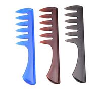 Beaupretty 3pcs Professional Styling Comb Wide Tooth Hair Comb for Men Massage Hairdressing Accessories for Home Use