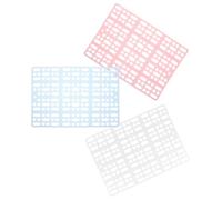 Beaupretty 3pcs Rabbit Cage Mat Bunny Foot Mat Plastic Grid 13.1x9.4x0.2 in Washable Lightweight Comfortable Resting Surface for Cage Rabbits and Bunnies