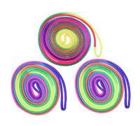 Beaupretty 3pcs Rainbow Cats Cradle String Game for Party Favors Finger Rope to Dexterity Teamwork Communication Skills Portable Hand Game for Outdoor Indoor Fun