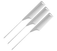 Beaupretty 3pcs Rat Tail Combs Fine Tooth Hair Styling Combs for Sectioning Teasing Durable Design for Hair Cutting Dying Styling
