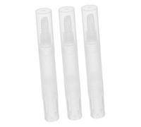 Beaupretty 3pcs Refillable Pen Set - Empty Twist Cuticle Oil Pen 5ML Lip Gloss Tube Fine Tip for Precise Application Lightweight Cosmetic Accessory for Travel