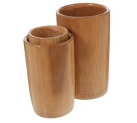 Beaupretty 3Pcs Reusable Cupping Therapy Cups Carbonized Material with Anti-Slip Finger Mold Medium to Extra Large for Professional Massage and Fire Cupping Body Treatment