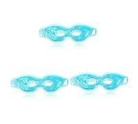 Beaupretty 3pcs Reusable Gel Eye Mask Cooling Eye Patch for Travel and Home Supplies Comfortable Blindfold Care Supply for Dry