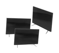 Beaupretty 3pcs Scale Realistic Living Decor Accessories for Dollhouse Furniture Tiny Simulation Television Models for Creative Pretend Play and Scene Enhancement