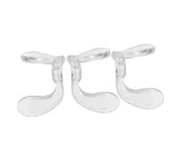 Beaupretty 3pcs Soft Silicone Glasses Nose Pads U-Shaped Non-Slip Comfortable Nose Bridge Holders for School and Daily Use