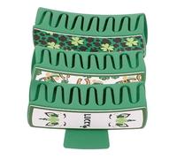 Beaupretty 3pcs St Patrick's Day Large Hair Claw Clips Pu Shark Clip for Women Teen Girls
