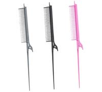 Beaupretty 3pcs Styling Comb Fine Tooth Hair Cutting Tool Rat Tail Combs for Hair Stylist Home Salon Hairdressing Tool for Women and Men
