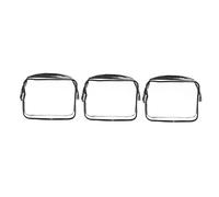 Beaupretty 3Pcs Travel Cosmetics Organizer Bag Transparent Makeup Storage Bag for Toiletries Personal Bath Essentials for Travel Outdoor Activities and Camping