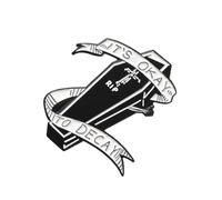 Beaupretty 3pcs Unique Gothic Jewelry Retro Punk Brooch Pins Coffin Zombies Design for Men Women