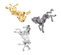 Beaupretty 3pcs Vintage Enamel Horse Brooch for Men and Women Zodiac Animal Lapel Pins with Vibrant Colors Chinese Year Accessories Symbolizing Strength and Success Spring Festival Backpacks