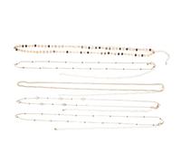 Beaupretty 3pcs Waist Chain Combination Women's Chain Belts Crystal Embellished Multi-layered for Women for Women Golden