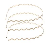Beaupretty 3PCS Wavy Metal Headbands for Women and Men Durable Hair Unisex Ponytail Accessories Elegant for Daily Wear and Special Occasions Great Value present