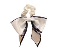 Beaupretty 3pcs White Bow Ponytail Holders Elastic Hair Ties for Women Lightweight Comfortable Hair Ropes for Sports Yoga Daily Use