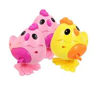 Beaupretty 3pcs Wind Up Chicken Educational Cartoon Jumping for Random Clockwork Animal for Parties and Home Decoration Random Color