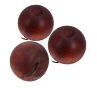 Beaupretty 3pcs Wooden Apple-shaped Diffuser for Essential Oils Compact Wood Fragrance Diffuser for Home Yoga Office Car Portable Aromatherapy Decoration for Small Spaces