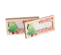 Beaupretty 3pcs Wooden Christmas Money Holders Portable Cash and Card Organizer Fun Cash Envelope for Xmas Celebrations Gift Giving Ideas Sturdy Lightweight Design for Party and Everyday Use