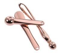 Beaupretty 3pcs Zinc Alloy Eye Cream Spoon Stick for Dark Circles Relief Hydrating Beauty Tool Random Color