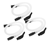 Beaupretty 3set Plastic Flexible Melodica Tube Replacement Parts for Beginner Musical Instrument Accessories Long Flexible Pianica Tube for Air Piano