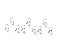 Beaupretty 3sets Creative Flamingo Pineapple Keychains Durable Metal Key Rings for Bag Decoration Key Holder and Everyday Use Unique Craft Ornaments 3pcs*3