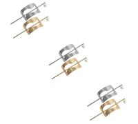 Beaupretty 3sets Hair Cuffs Metal Hair Pin Clip Bun Clip Bun Accessories for Women Styling 2pcs*3