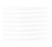 Beaupretty 4 Pairs Silicone Eyeglass Ear Grips Soft Anti-slip Glasses Leg Covers round Hole for Thin Metal Frames White Eyewear Accessories for Comfortable Daily Use