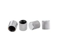 Beaupretty 4 Pcs Gd104 Plated Metal Flat-head Guitar and Bass Volume Tone Control Knobs for Easy Installation