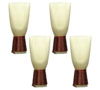 Beaupretty 4 Pcs Medium Suona Reeds Set Portable Natural Cane Reeds for Suona Instrument for Folk and World Music Performance