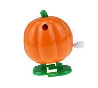 Beaupretty 4 Pcs Wind Up Pumpkin Clockwork Halloween Party Favors Orange Harvest Decorations for Coordination and Imaginative Play