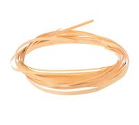 Beaupretty 4 Rolls Natural Rattan Strips Set for DIY Basket Weaving Handicraft, Thin Flat Bamboo Cane Material in Multiple Widths 0.3cm to 1cm, 3 Meters Each, Suitable for Wedding and Party