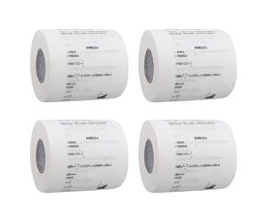 Beaupretty 4 Rolls Printed Toilet Paper Set with Chemical Physics Formulas, Funny Restroom Tissue with Educational High School Science Patterns, Decorative Table Tissue for Bathroom Prank Use