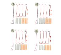 Beaupretty 4 Sets DIY Fruit Battery Science Kit for Stem Physics Teaching with Potato Lemon Orange Electrochemical Experiment for Science Projects and Educational Fun