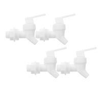 Beaupretty 4 Sets Household Bucket Faucets Replacement Spigots, Polypropylene Drink Tap for Beverage and Beer Buckets, Home and Restaurant Use