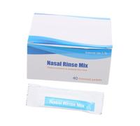 Beaupretty 40 Packs Saline Packets Nasal Rinse Mix Packs Convenient to Use Rinse Nose Without Stimulation Sodium Formula Blue Colour Home Use Suitable for Adults