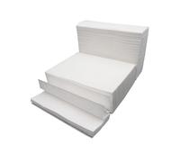 Beaupretty 400PCS Thickened Bathroom Paper Towels for Home Kitchen Shop High Absorbent Commercial Toilet Paper Skin-friendly Natural Pulp Tissue and Water-resistant White Table Tissue