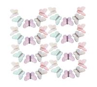 Beaupretty 40pcs Butterfly Hair Clips Sparkly Barrettes for Women Metal Plastic Mini Hairpins with Stable Grip Comfortable Fit and Delicate Crystal Design for Daily Wear and Special Occasions
